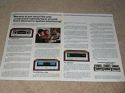 Kaufen Marantz Ad, 2 Pg , 510 M Amp, 3800 Vorverstärker, 150 Tuner, 1975, Artikel, Info • 10.15€