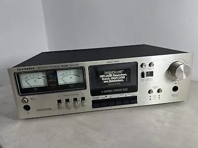 Kaufen Telefunken Cassettendeck TC 750 High Com Tape Deck  Silber • 149€