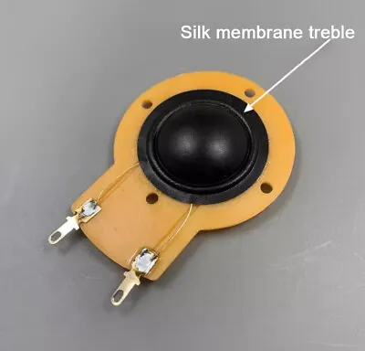Kaufen 25.5mm Lautsprecher Dome Tweeter Spule Weiß Aluminium Voice Coil Silk Film Hifi • 6.37€