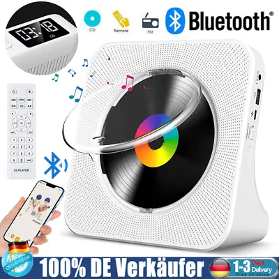 Kaufen CD-Player FM-Radio Tragbares Lautsprecher Stereoanlage Boom Box Kompaktanlage DE • 45.99€