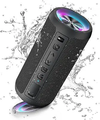 Kaufen Ortizan Bluetooth Lautsprecher Mit Licht, Musikbox Tragbarer Bluetooth Box Mit I • 44.97€