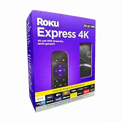 Kaufen Roku Express 4K Streaming Media Player Schwarz TV Stick 3940EU Netflix - NEU OVP • 34.90€