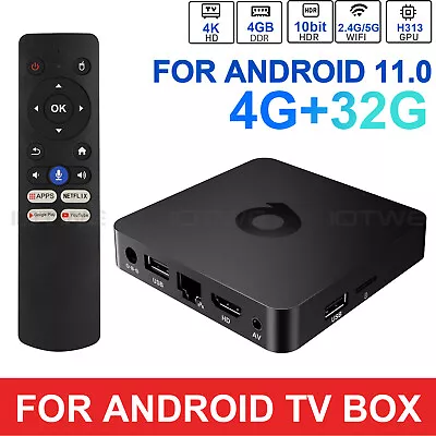 Kaufen IOTWE Android 11 Smart TV BOX 4K HD 32GB,4GB WIFI Media Stream Player 3D Video • 39.99€