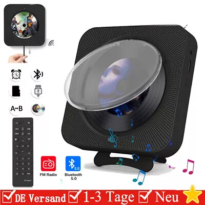 Kaufen CD Player Bluetooth Eingebauten HiFi Lautsprechern Desktop-CD-Player Tragbarer • 47.99€