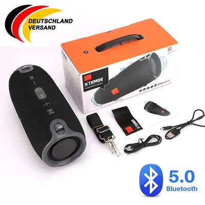 Kaufen 40W Tragbarer Wireless Bluetooth Lautsprecher Subwoofer SD Musicbox Stereo NEU • 22.99€