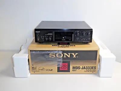 Kaufen Sony MDS-JA333ES High-End Mini-Disc Recorder Schwarz In OVP, 2 Jahre Garantie • 2,999.99€