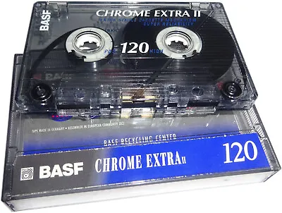 Kaufen 1x BASF Chrome Extra II 120 Audiokassette Audiocassette MC • 4.50€