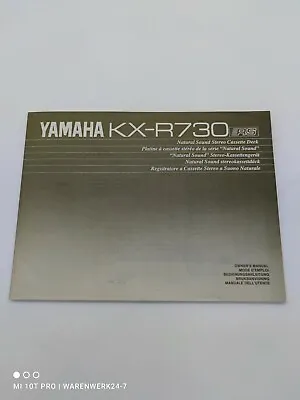 Kaufen Yamaha KX-R730  Bedienungsanleitung ! Sehr Guter Zustand • 24.99€
