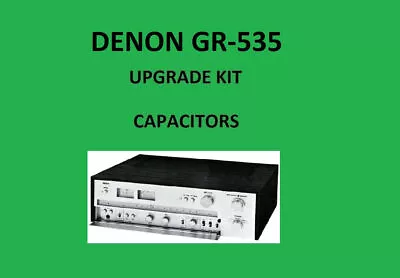 Kaufen Stereo Receiver DENON GR-535 Reparatursatz – Alle Kondensatoren • 72.32€