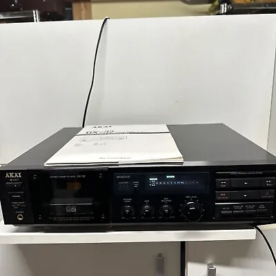 Kaufen Akai GX-32 HiFi Super GX Stereo Cassette Tape Deck In Schwarz Mit Anleitung • 179€