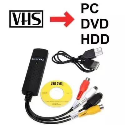 Kaufen Videokassetten VHS Auf DVD Konvertieren Digitalisieren USB-Adapter F. PC Laptop • 15.99€