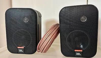 Kaufen Lautsprecher / Monitor Speaker / 2 X JBL CONTROL ONE (1X) / Schwarz + 20m Kabel • 19.50€