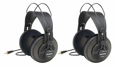 Kaufen Samson SR850 Studio Kopfhörer 2er Set Referenz Halboffen Over-Ear Design HiFi DJ • 63.20€