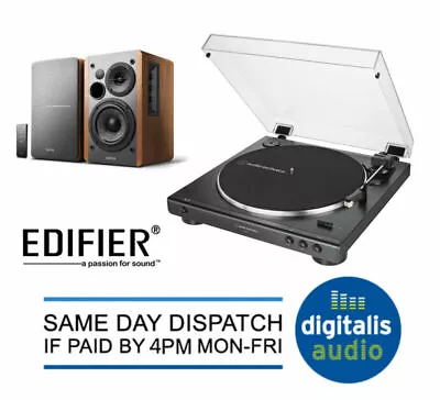 Kaufen Audio-Technica AT-LP60X Plattenspieler Und Edifier R1280T Lautsprecher • 224.55€