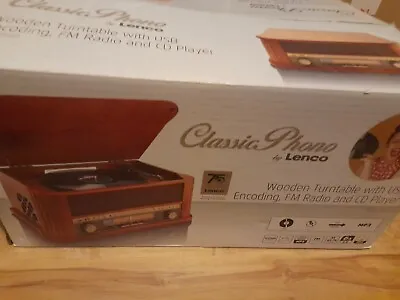 Kaufen Classic Phono TCD-2500 -Plattenspieler Mit CD-Spieler Und Radio Und USB  • 80€