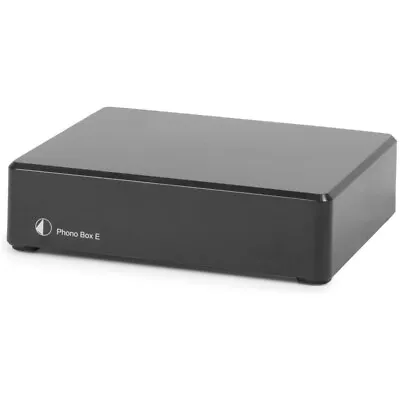 Kaufen Pro-Ject Phono Box E Phono-Vorverstärker Schwarz Hartvergoldete RCA-Buchsen NEU • 125.90€