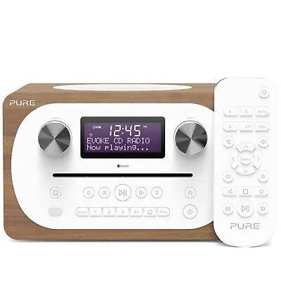Kaufen DAB+ Digitalradio UKW Radio Bluetooth CD Internetradio Pure Evoke C-D4 Walnut • 269.99€