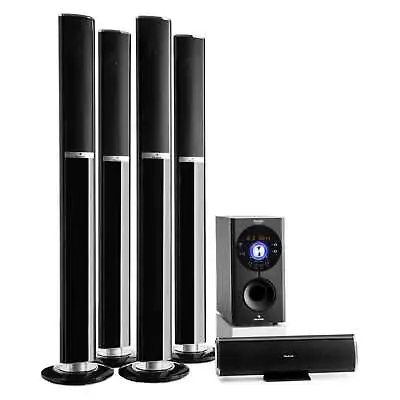 Kaufen Auna Klangstarkes 5.1 Kino System Surround Audio Anlage Sd Usb Aux Fernbedienung • 215.99€