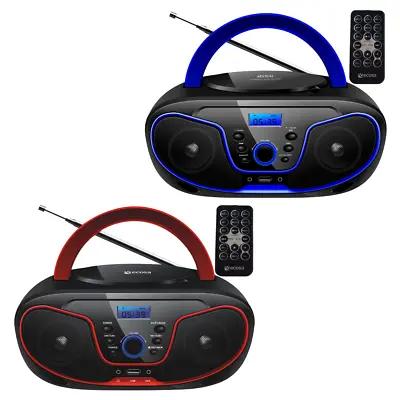 Kaufen CD-Player Stereoanlage Tragbarer Kinder Radio CD-Radio Boombox In 2 Farben • 39.90€