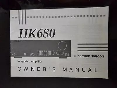 Kaufen Harman Kardon HK680 Bedienungsanleitung. • 25€