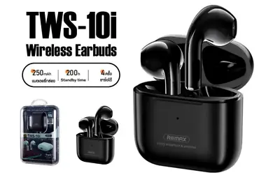 Kaufen Remax TWS-10i Kabellose Bluetooth OHRHÖRER 5.1 Tolle Klangqualität Schwarze Farbe • 20.41€
