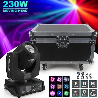 Kaufen 230W 7R Beam Moving Head Bühnenlicht LED Mit Box Satz DMX 16 Prisma Lichteffekt • 376.03€