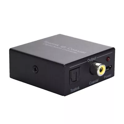 Kaufen 2-Wege Digital Coax Koaxial SPDIF Zu Toslink Optical Audio Konverter Adapter • 17.65€