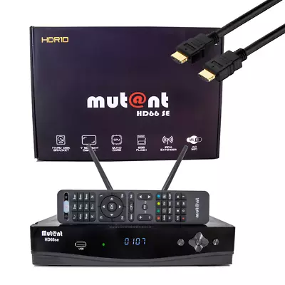 Kaufen Mutant HD66 SE 4K UHD Linux E2 Sat-Receiver 2x DVB-S2X, PVR, WiFi, LAN, CA, USB • 129.90€