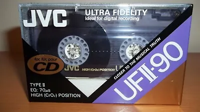 Kaufen JVC UFII 90 - Audiocassette - NEW / NEU Sealed! ICM OEM Switzerland Kassette MC! • 15€