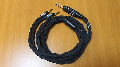 Kaufen Forza AudioWorks Noir Hybrid HPC 6.35mm Cable For HiFiMAN / Focal Headphones • 179€