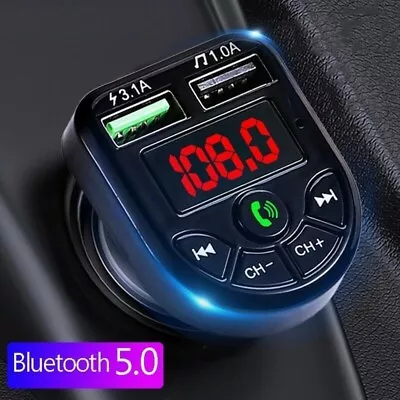 Kaufen Bluetooth FM Transmitter Auto/Kfz Radio Adapter Mit Dual USB Ladegerät-für Handy • 12.99€