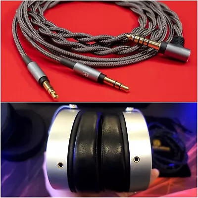 Kaufen Hifi Balanced Audio Cable Cord For Gold Planar GL1200 GL2000 Headphones • 45.15€