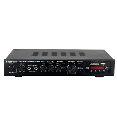 Kaufen 2000W Vollverstärker Bluetooth Verstärker HiFi Power Audio Stereo Bass FM USB • 66.88€