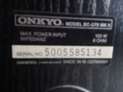 Kaufen Onkyo Lautsprecher Boxen Sc -370 • 49€