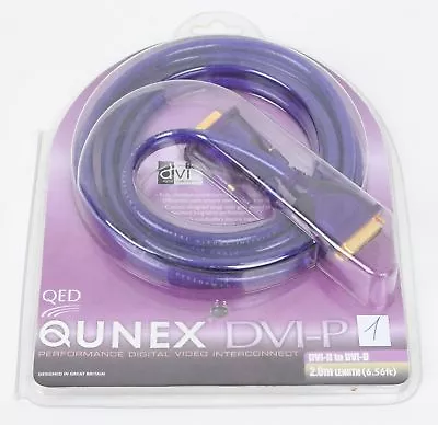 Kaufen QED Qunex DVI-P NEU DVI/DVI-Kabel 2,0 M EAN 3671 UVP War € 100,00 • 47.76€