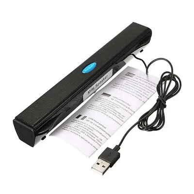 Kaufen TV-Soundbar Stereo Lautsprecher Speaker PC Computer Tablet Laptop USB Mini • 15.12€