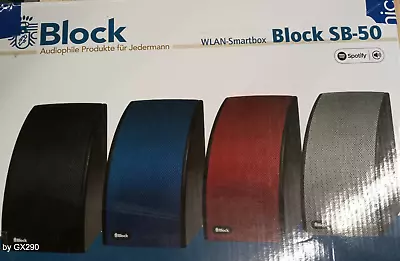 Kaufen Block Audioblock SB-50  Weiß-schwarz  WLAN-Smartbox / DAB+ / Bluetooth / USB • 99€
