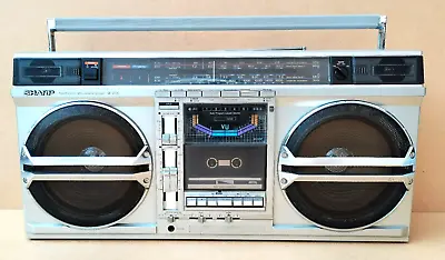 Kaufen Sharp GF-9000 Boombox Ghettoblaster Vintage Radio Tape Stereo Cassette Player • 499.99€
