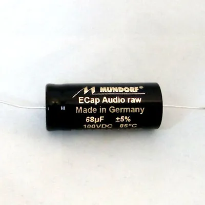 Kaufen Mundorf ECAP100-68 Elko Rau Elektrolytkondensator 68 µF 100V DC Kondensator • 3.89€