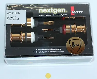 Kaufen WBT 0710 Cu Nextgen Plasma Protect 4Stück. Polklemme Neueste Ausführung In OVP • 229.90€