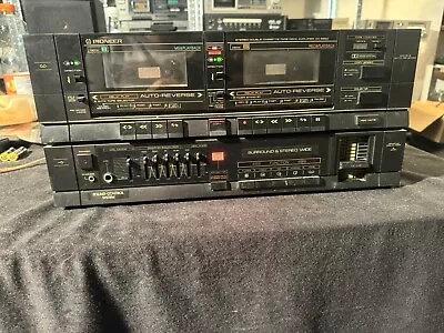 Kaufen PIONEER DC 555Z Stereo Double Cassette Tape Deck Amplifier • 35€