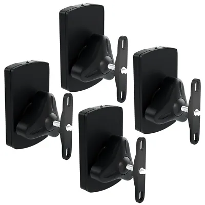 Kaufen DeleyCON 4x Boxen Halter Wandhalter Lautsprecher Halterung Wandhalterung Bis10Kg • 19.99€