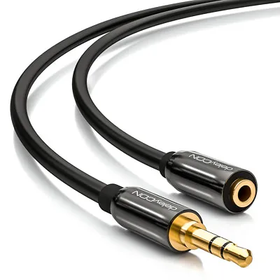Kaufen DeleyCON PREMIUM HQ Stereo Audio Klinken Kabel / 3,5mm Stecker Zu Buchse [12,5m] • 11.99€