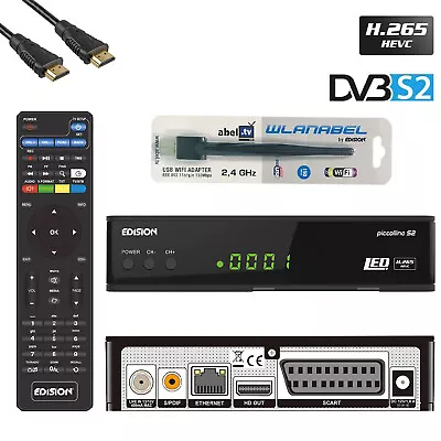 Kaufen Edision Piccollino S2 HD Sat-Receiver Satreceiver Wie Picco DVB-S2 + Wifi Und HD • 49.90€