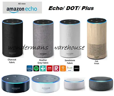 Kaufen Amazon Echo Alexa Plus/Dot Lautsprecher Der 3. & 4. Generation/Show - Verschiedene Farben - Neu • 70.12€