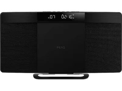 Kaufen PEAQ PMS 220 SLIM Micro Hifi System Mit DAB+/FM Tuner (Schwarz) Stereoanlage • 94.05€