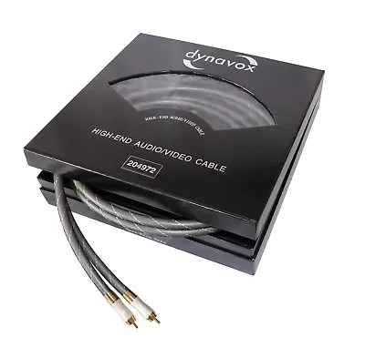 Kaufen Dynavox Highend-Stereo-Cinchkabel Set - 2 X 0,6m  • 38€