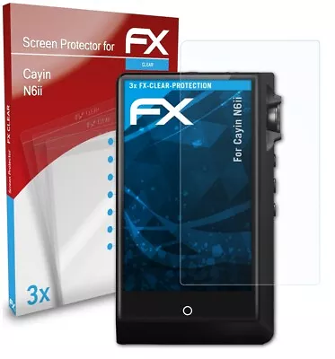 Kaufen AtFoliX 3x Displayschutzfolie Für Cayin N6ii Schutzfolie Klar Folie • 8.79€