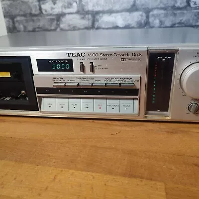 Kaufen Teac Single Cassette Tape Deck V80 - * Ersatzteile Oder Reparatur * • 172.35€