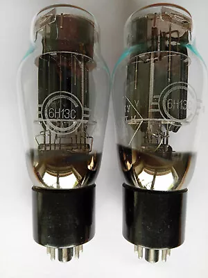 Kaufen 2 X 6N13S (6H13C) / 6AS7G / ECC230 Svetlana Same Date Pair Vacuum Tubes NOS 64' • 31€
